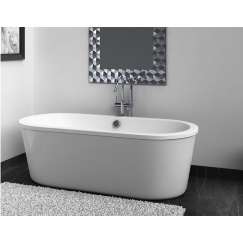 Baignoire balnéo design ovale LOFT blanche