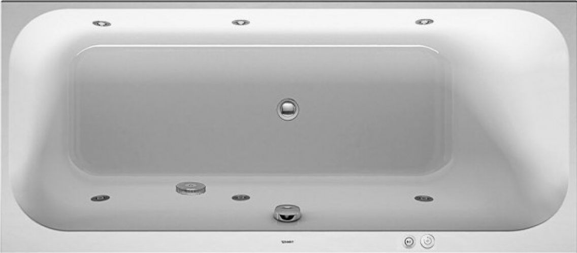 Baignoire Balnéo Duravit Happy D.2 Rectangulaire 60313000