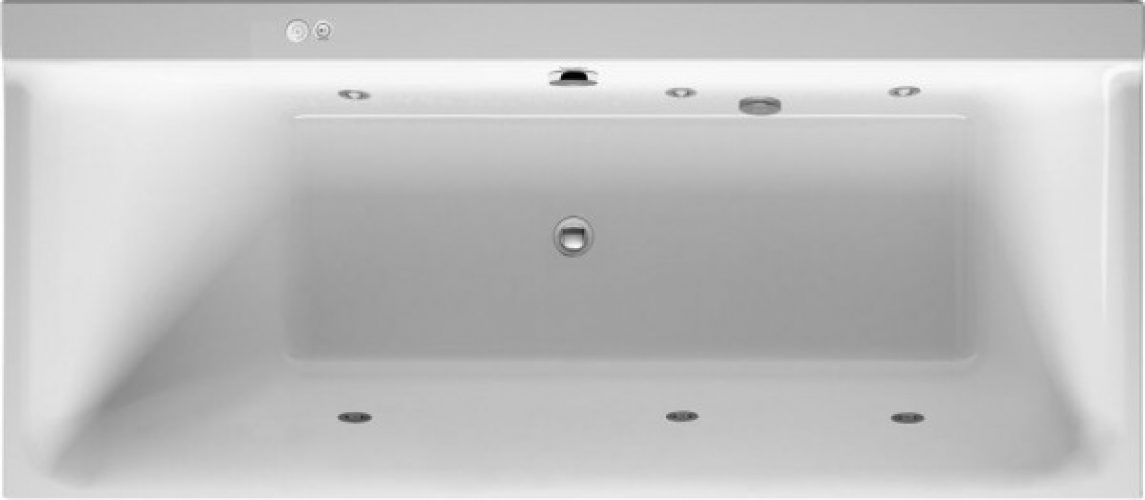 Baignoire Balnéo Duravit P3 Comforts Rectangulaire 60375000