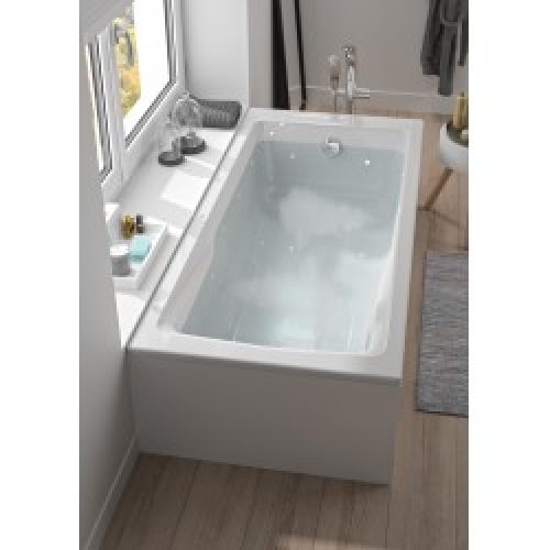 Baignoire balnéo – Micropearl + chromothérapie – 170 x 75 cm – ALLIBERT