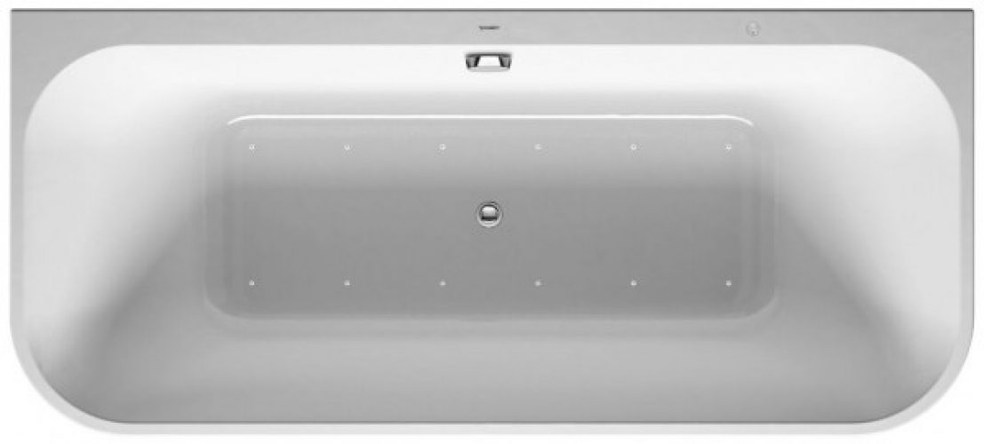 Baignoire Balnéo Rectangulaire Duravit Happy D.2 System Air 1800x800mm Blanc 760318000AS0000