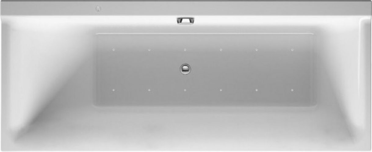 Baignoire Balnéo Rectangulaire Duravit P3 Comforts System Air 1700x700mm Blanc 760373000AS0000