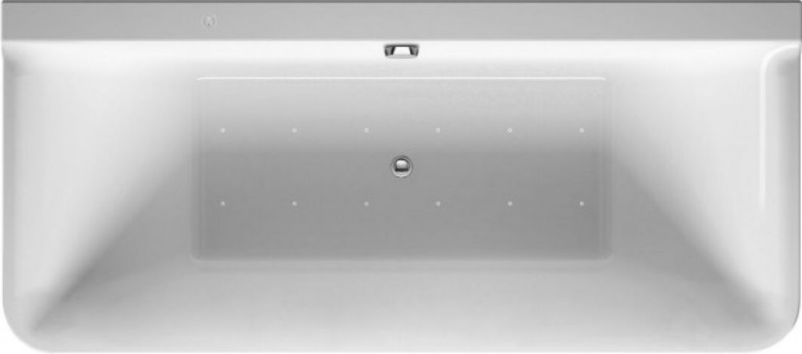 Baignoire Balnéo Rectangulaire Duravit P3 Comforts System Air 1800x800mm Blanc 760381000AS0000