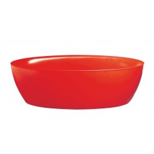 Baignoire balnéo + tablier – ilôt – rouge – Dip Softies – AQUADESIGN