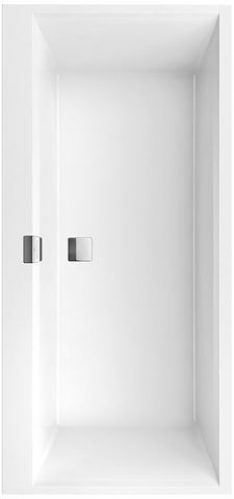 Baignoire Balnéo Villeroy et Boch Rectangulaire Squaro Edge 12 1600x750mm Blanc UAC160SQE2A1V
