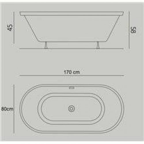 Baignoire Curve sans tabliers b10