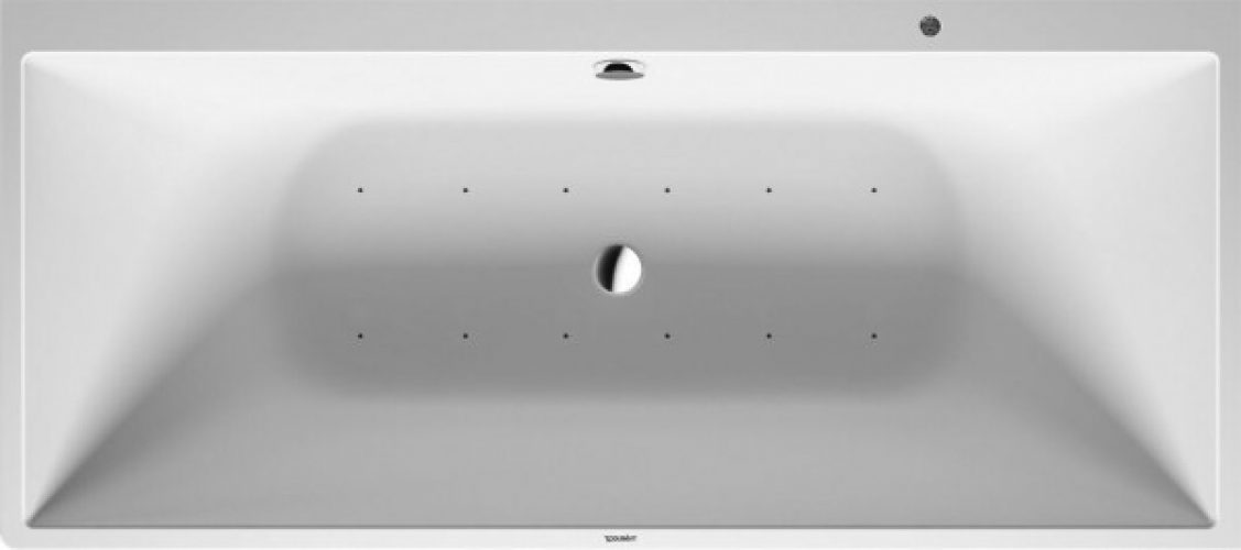 Baignoire d’Angle Balnéo Duravit DuraSquare à droite 1800x800mm 760428000AS0000