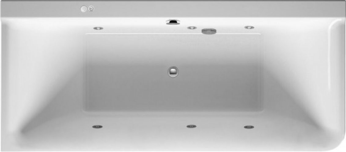 Baignoire d’Angle Balnéo Duravit P3 Comforts droit à gauche 760379000