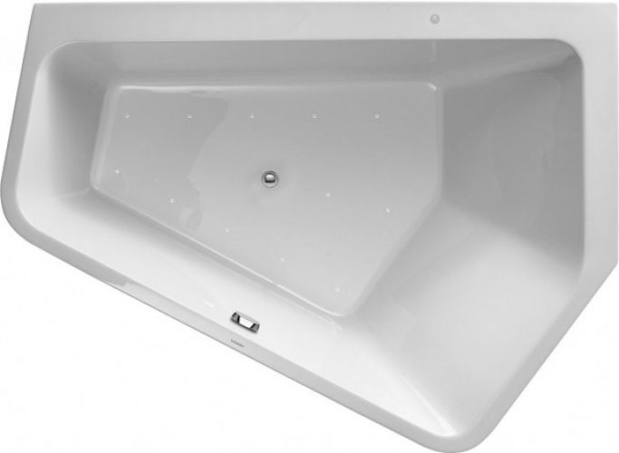 Baignoire d&rsquo;Angle Balnéo Duravit Paiova System Air 1900x1400mm Blanc 760397000AS0000