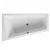 Baignoire d’Angle Duravit Paiova 1700x1000x485mm à gauche 700212000000000