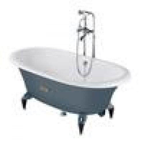 Baignoire en fonte émaillée Roca Newcast Grise