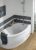 Baignoire Gain de Place Allibert ELBA DUO + 1600x1000x550-553mm Blanc