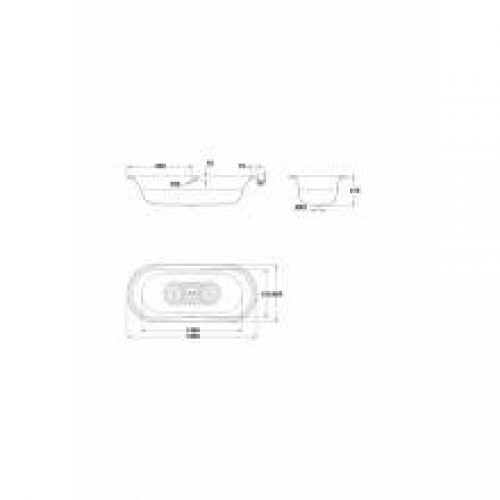 Baignoire Gala Opera ovale