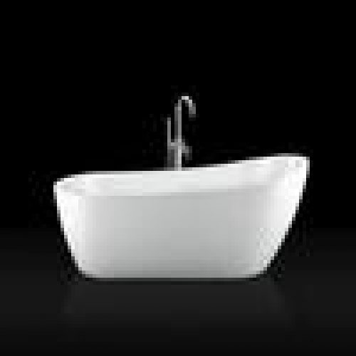 Baignoire îlot design ovale SUTTON blanche