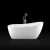 Baignoire îlot design ovale SUTTON blanche