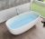 Baignoire îlot en pierre solide, Solid Surface, OCEAN STONE – 180 x 87 cm – sélectionnable en blanc mat ou blanc brillant