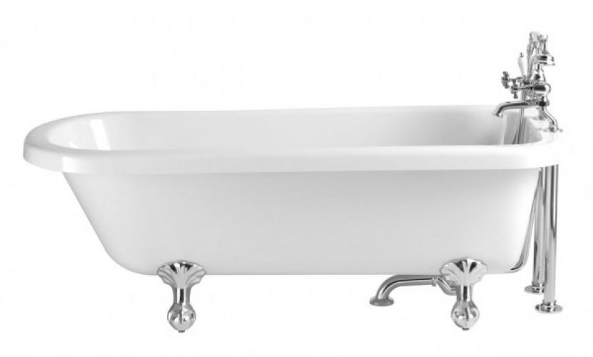 Baignoire Îlot Heritage Perth 1650x720x540mm en acrylique avec 2 trous