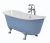 Baignoire Îlot Heritage Porto Santo 1700x680x675mm en fonte sans trou