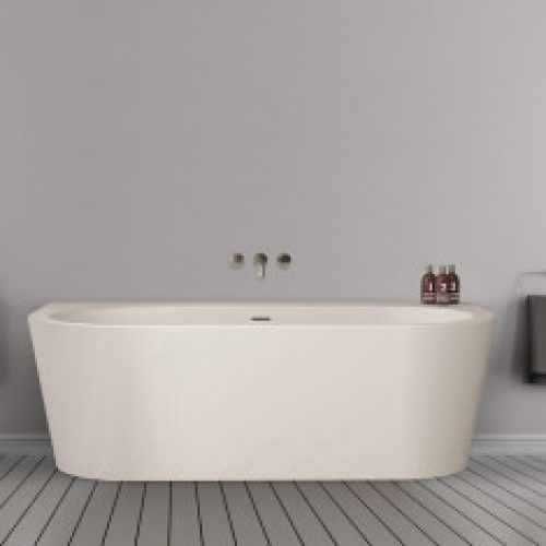Baignoire îlot murale, à poser MIRAGE 180×80 cm – Jacuzzi