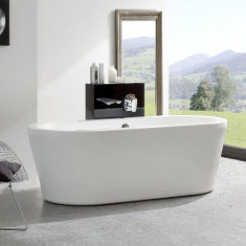 Baignoire îlot ovale JADIS à poser 180×80 cm – Jacuzzi