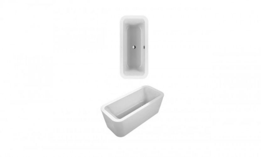 Baignoire Îlot Villeroy et Boch Loop&Friends rectangulaire UBA180LFS7PDV