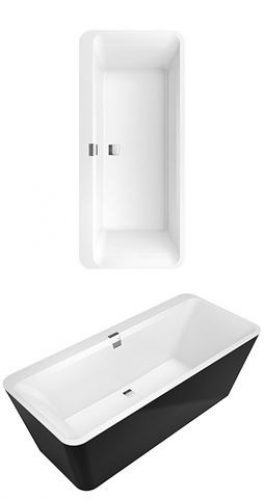 Baignoire Îlot Villeroy et Boch Squaro Prestige 1800x800mm Q180SQE7PDSOV