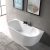 Baignoire NOVA PLUS en acrylique sanitaire blanc – 170 x 80 cm – robinetterie 6080 en option