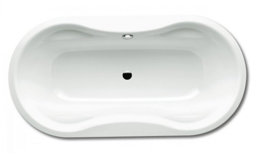 Baignoire Ovale Kaldewei Mega Duo modèle 184-7 Blanc Alpin 223848580