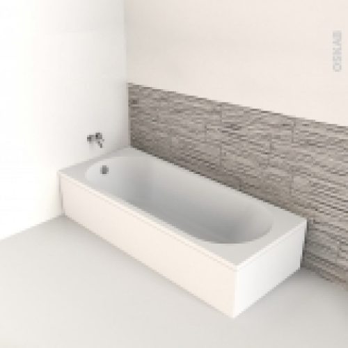 Baignoire Rectangulaire 160X70 Cm Acrylique Renforce Ona