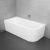 Baignoire Rectangulaire Bette 6670 bic Noirarz matt Blanc Starlet 1570x700x420mm IV Silhouette