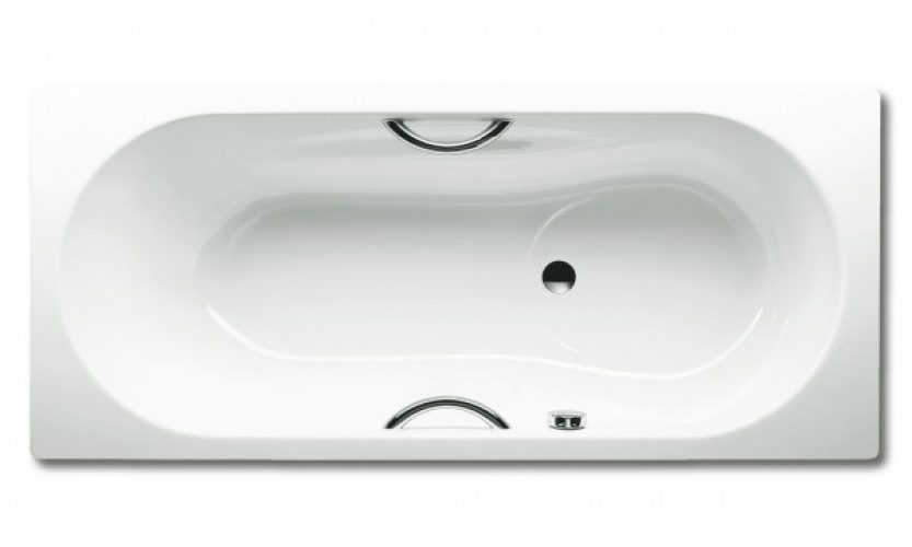 Baignoire Rectangulaire Kaldewei Vaio Set Star modèle 955 avec trop-plein latéral 233523000