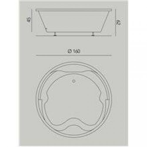 Baignoire Sharon sans tabliers b10