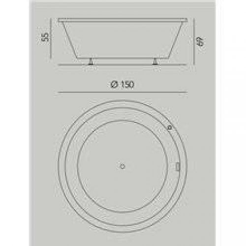 Baignoire Toba sans tabliers b10