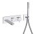 BAIN DOUCHE KING ENCASTRE MURAL 2 SORTIES CHROME – CRISTINA ONDYNA KG10251