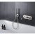 BAIN DOUCHE MURAL PIX 2 SORTIES AVEC MECANISME EX PIX108 – CRISTINA ONDYNA PX10228