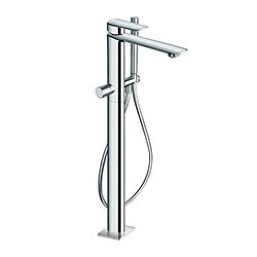BAIN DOUCHE PROFILO MONOCOLONNE SUR PIED SANS MECANISME CHROME – CRISTINA ONDYNA PF18951