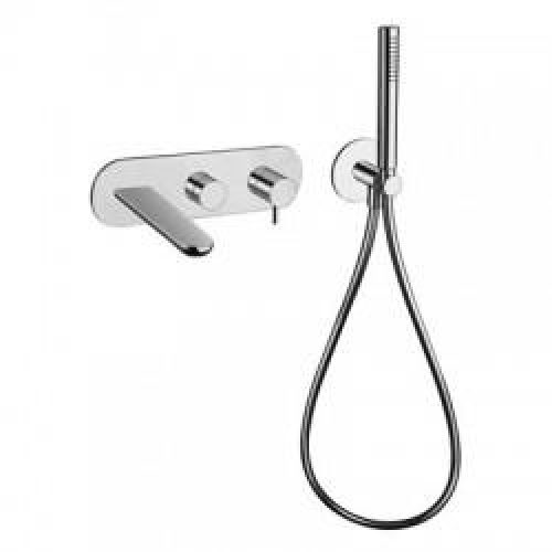 BAIN DOUCHE QUEEN ENCASTRE MURAL 2 SORTIES CHROME – CRISTINA ONDYNA QE10851