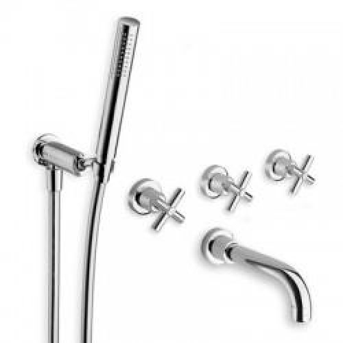 BAIN/DOUCHE EXECUTIVE ENCASTRE 2 SORTIES CHROME – CRISTINA ONDYNA EV11151