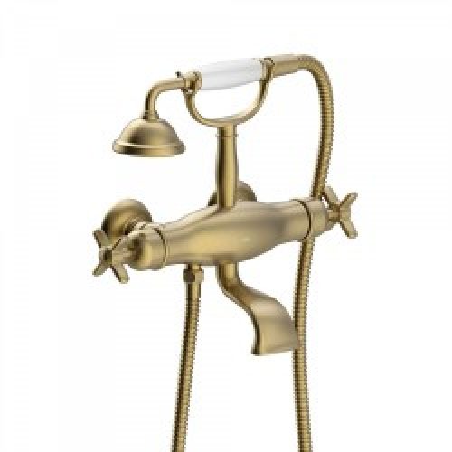 Bain‑douche thermostatique Douchette à main anticalcaire. Flexible double agrafage – TRES 24217609LV