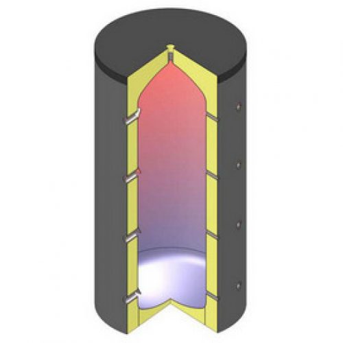 Ballon de stockage 1000L, Mousse PU 100mm, Garantie 3 ans