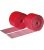 Bande PE rouge 2 mm x 3,6 m 70 mm de large