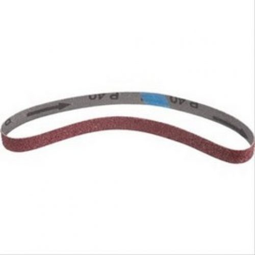 Bande étroite corindon abrasive support toile 9x533mm G60 vendu par 10