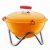 Barbecue picnic grill orange