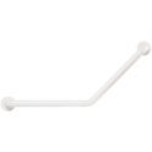 Barre coudée blanche 135° – 400 x 400 mm – Basic – Delabie