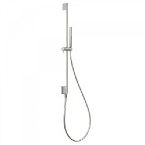 Barre coulissante avec prise d’eau au mur Ø 14 mm. Long. 760 mm. Douchette anticalcaire. (034.116.01)….