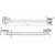 Barre d’appui droite 84 cm brillante Medinox…