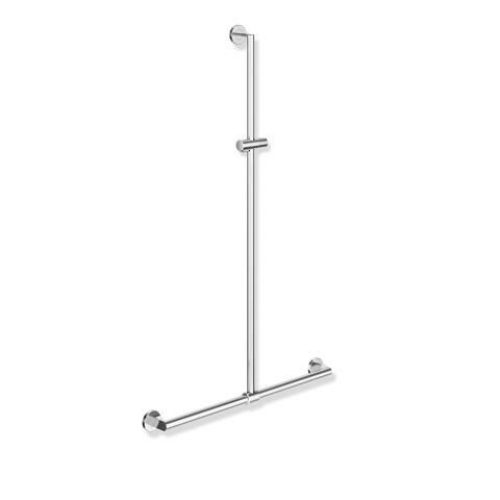 Barre d&rsquo;appui Hewi System 900 avec barre de douche Chromé Brillant 900.35.43040