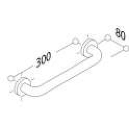 Barre d&rsquo;appui inox – Ø 32 – CARE – Normbau