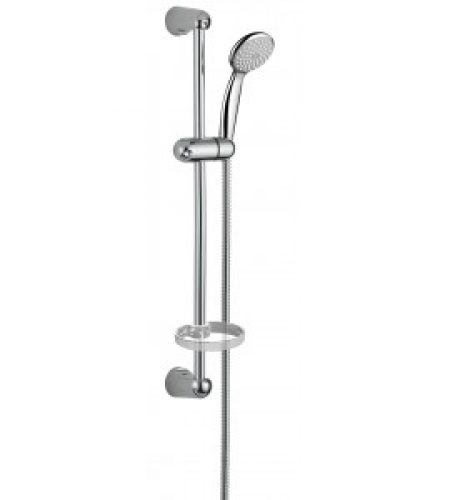 Barre de douche avec douchette et flexible Damast Economy…