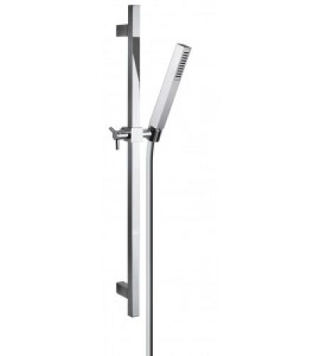 barre de douche avec support coulissant Damast SQUARE L…